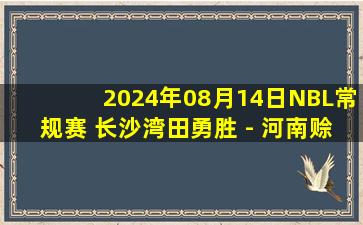 2024年08月14日NBL常规赛 长沙湾田勇胜 - 河南赊店老酒 全场录像